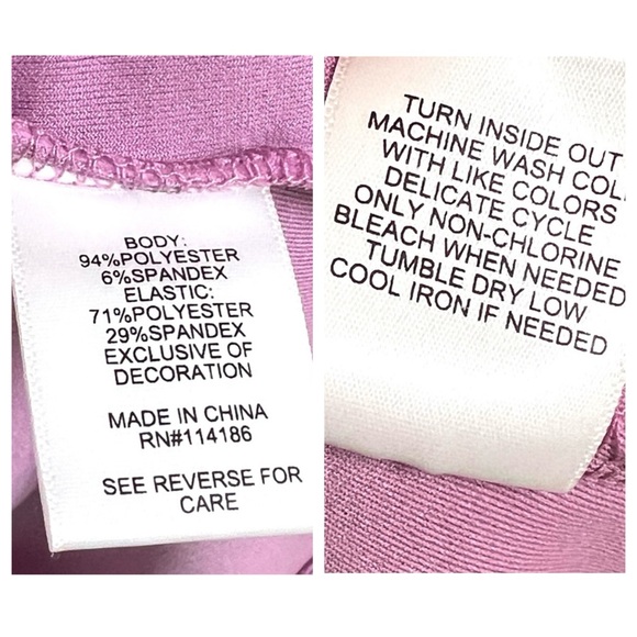 JUICY COUTURE Smocked Velour Dress, Lavender Lollipop Color, Size Medium - Picture 12 of 15